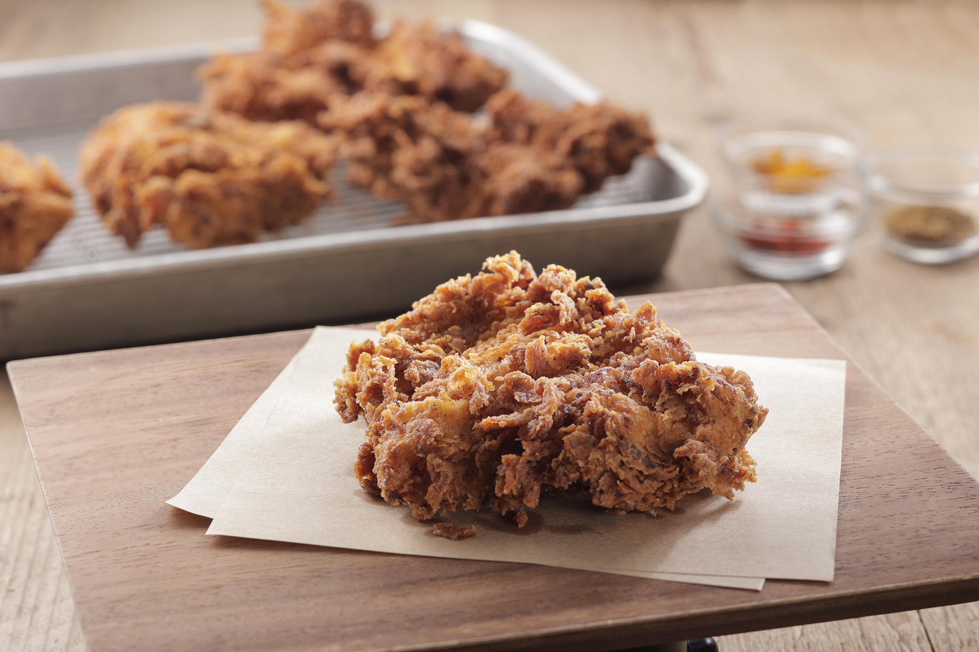 フライドチキンとバターミルクのレシピ