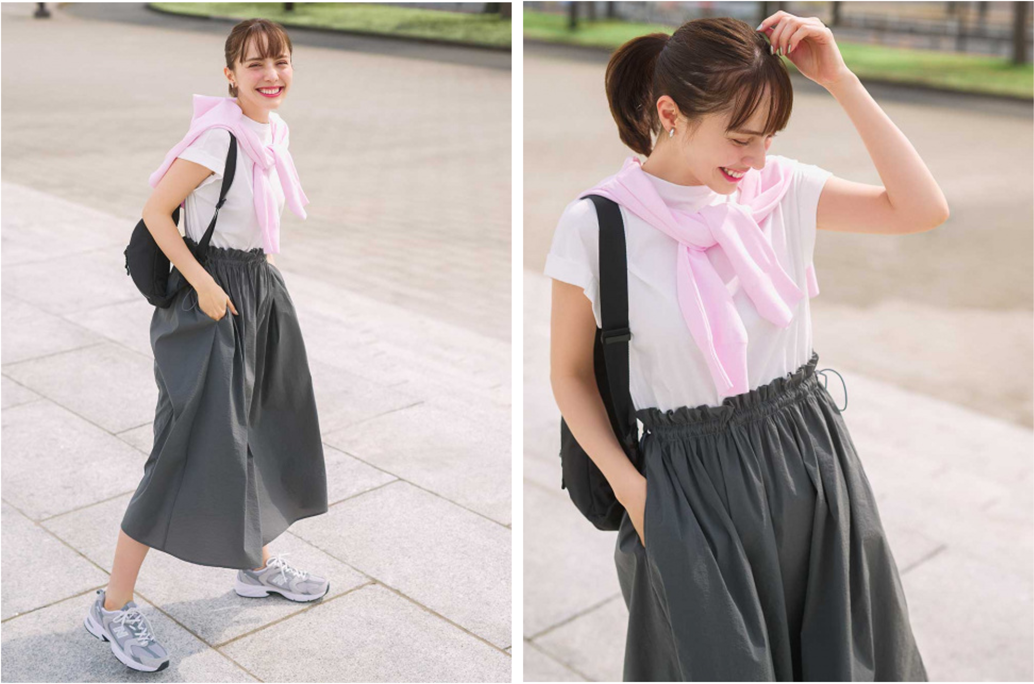 今期新品　プラステ　ハイストレッチナイロンドッキングワンピース　ブラック　M PLST(プラステ)公式 | ハイストレッチナイロンドッキングワンピース